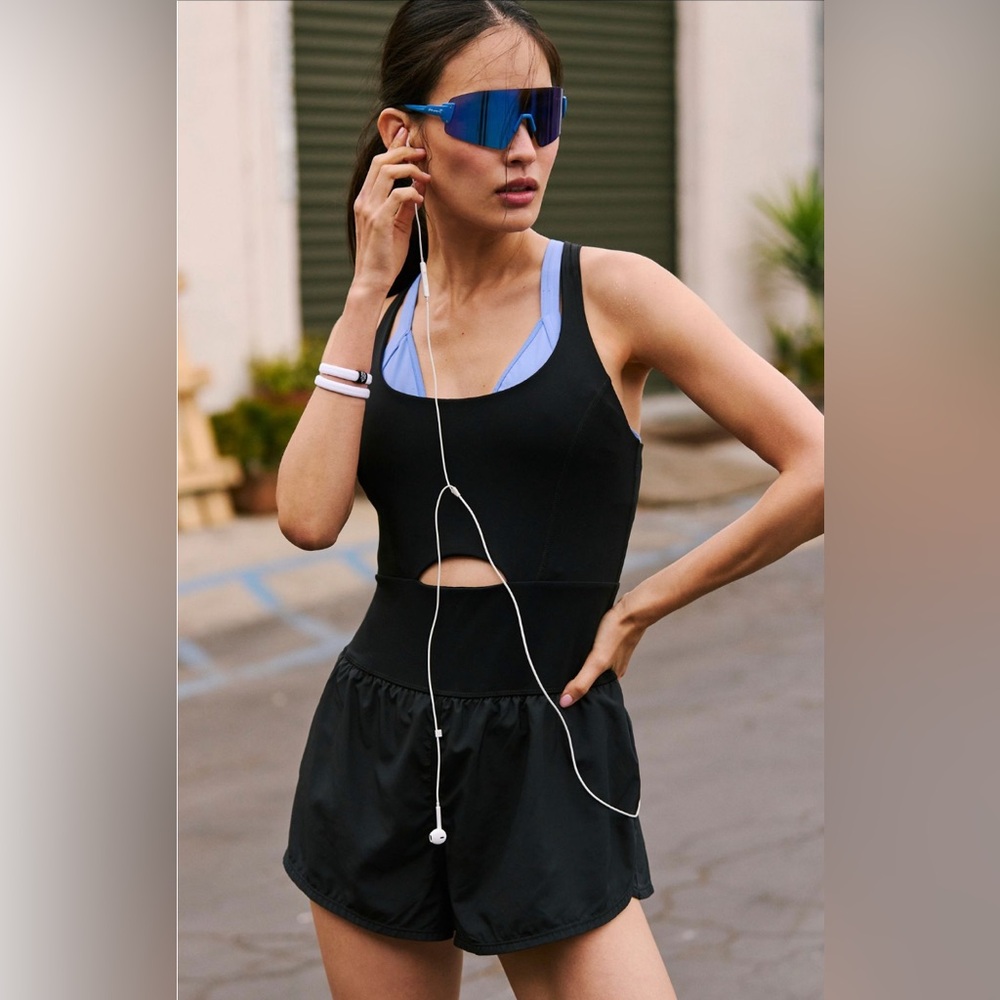 FP Movement Righteous Runsie in Black Size Extra Small